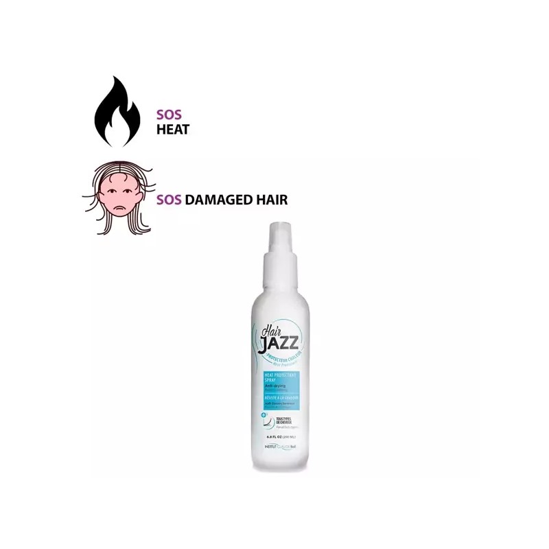 Heat protectant hair spray by Hair Jazz