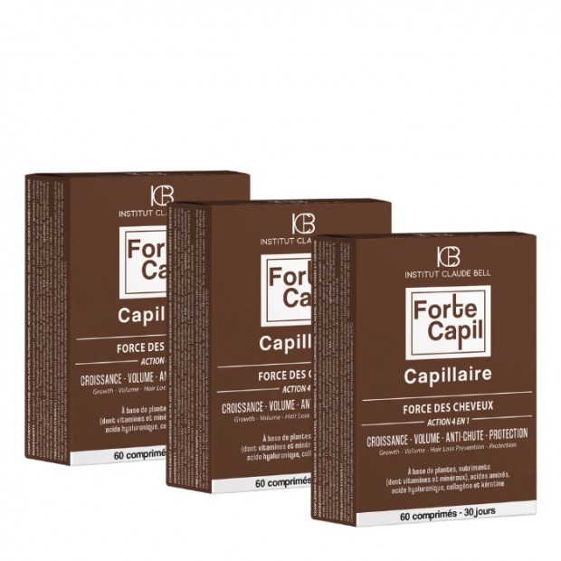 Hair growth vitamins by Forte Capil - 3 Months Supply