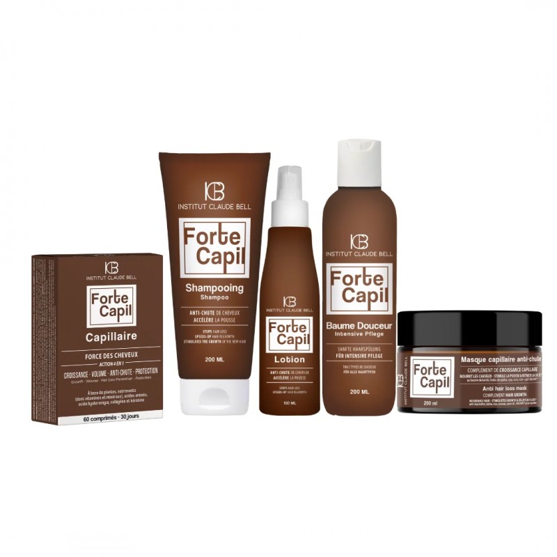 Full Anti-Hair Loss Treatment Routine with Vitamins by FORTE CAPIL