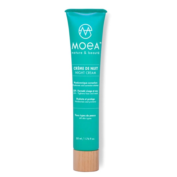 MOEA night cream with hyaluronic acid