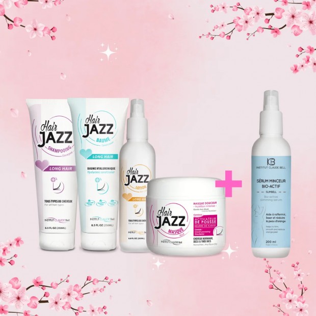 HAIR JAZZ Intensive Hair Regrowth Set + Slimbell Firming Body Serum