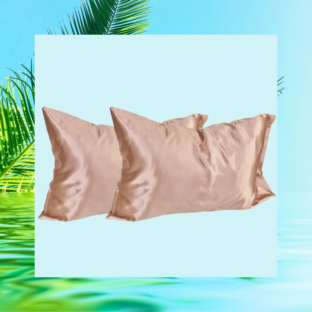 Satin pillowcase (Champagne Color, 2 pieces)